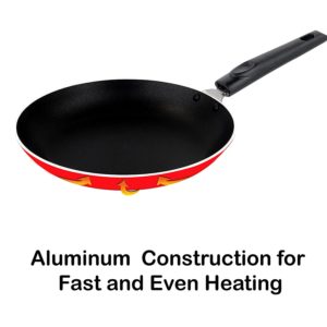 Amazon - Buy Nirlon Classic Range Round Non-Stick Aluminum Mini Frying Pan, 20cm, Red at Rs 289 only