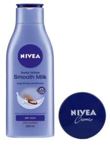 Amazon - Buy Nivea Smooth Body Milk, 200ml with Free Nivea Crème, 60ml at Rs 139 only