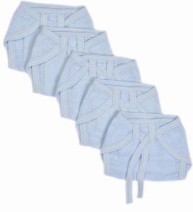 Amazon - Buy Tiny Care Baby Muslin Nappy Blue, New Born