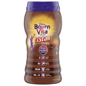 Amazon Pantry - Buy Cadbury Bournvita 5 Star Magic Pro-Health Chocolate Health Drink, 500 gm Jar at Rs 170 only