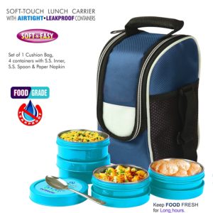 BMS Lifestyle Executive 2in1 Steel & Polypropylene Lunch Box Set