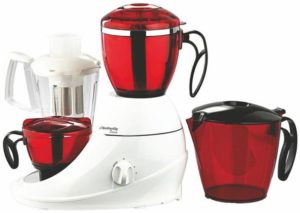 Butterfly Desire 750 W Mixer Grinder (White, Red, 3 Jars)