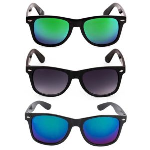 FashioNext Unisex Trio Combo Sports Wear Sunglasses