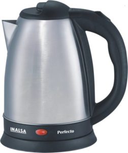 Inalsa perfecto Electric Kettle (1.5 L, black and silver)