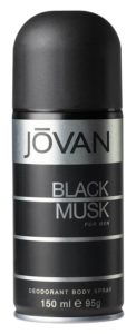 Jovan Deodarant - Black Musk for Men, 150ml Bottle