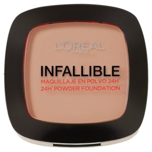 L'Oreal Paris Infallible 24Hr Compact Powder, Warm Sand 245, 9g