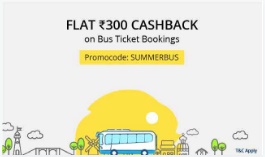 Paytm - Get Rs 150 cashback on Bus Ticket Booking worth Rs 150 or more