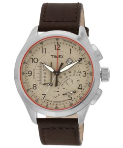 Timex Intelligent Quartz Analog Off-White Dial Men's Watch