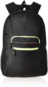 United Colors of Benetton Polyester 48 cms Black Travel Duffle (16A6BAGT7001I)