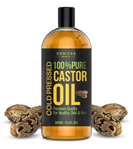 Amazon - Buy Cenizas Cold-Pressed, 100% Pure Castor Oil (200ml) at Rs. 99