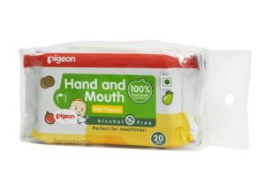 Amazon- Buy HAND AND MOUTH WIPES 20S, 2 IN 1 at Rs 109