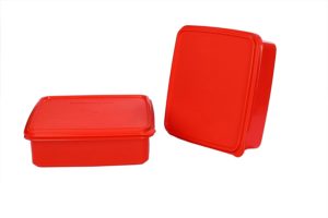 Amazon- Buy Signoraware Big Square Container Set, 3 Litres, Set of 2, Deep Red at Rs 313