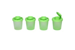 Amazon- Buy Signoraware Medium Spice Shaker Set, 90ml, Set of 4, Parrot Green at Rs 125