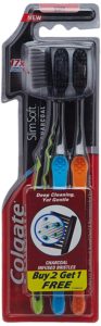 Amazon Pantry - Buy Colgate Slim Soft Charcoal Toothbrush (Buy 2 Get 1 Free) at Rs. 91