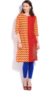 Flipkart- Buy Rasleela Printed Women's Straight Kurta more than 60% off