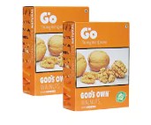 Go Organic Light Broken Walnuts Kernels 250 gm Pack of 2