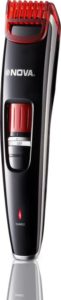 Nova Prime Series NHT 1086 Cordless Trimmer for Men (Black)