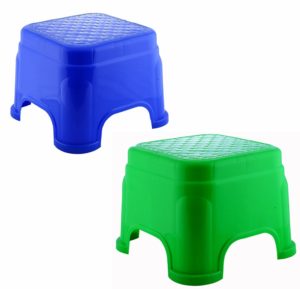 Novicz 2 Piece Plastic Bathroom Stool