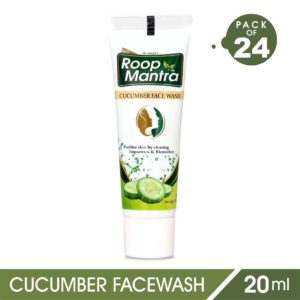 Roop Mantra Cucumber Face Wash 20ml, Pack of 24