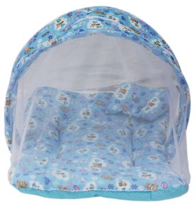 Amazon - Buy Amardeep and Co Toddler Mattress with Mosquito Net (Blue) at Rs 286