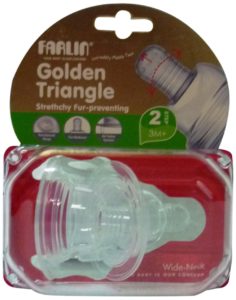 Amazon- Buy Farlin Stretchy Anti Colic Fur Preventing Medium Size Nipple for Wide-Neck  at Rs 86