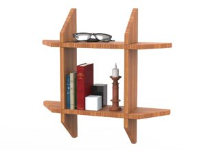 Amazon - Buy Forzza Nat Wallshelf with 1 Shelf (Oak)  at Rs 438