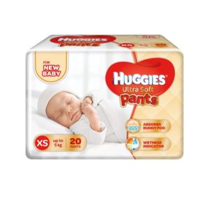 Amazon - Buy Huggies Ultra Soft XS Size Diaper Pants (20 Count) at Rs 73.5