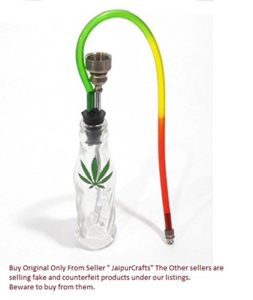 Amazon - Buy JaipurCrafts 5 inch Tall Glass Water Smoking Converter Bong at Rs 133 only