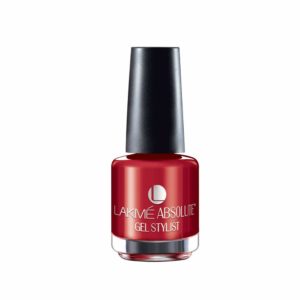 Amazon - Buy Lakme Absolute Gel Stylist Nail Color, Scarlet Red, 15 ml  at Rs 195