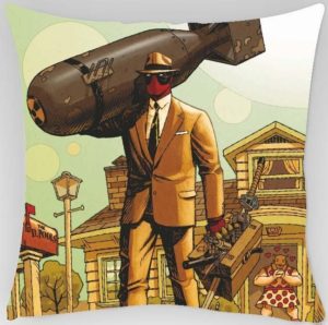 Amazon- Buy Marvel Deadpool - Missionary Square Stretch Polyester Cushion Cover - 16"x16" at Rs 72