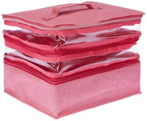 Amazon - Buy My Gift Booth Jute Make-up Kit, Medium, Pink at Rs 106