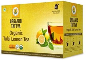 Amazon - Buy Organic Tattva Tulsi Lemon Tea, 20 Tea Bags