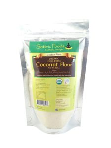 Amazon - Buy Sattvic Foods Organic Unrefined Coconut Flour at Rs 116