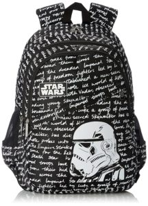 Amazon - Buy Star Wars Nylon Black and White School Bag at Rs 528