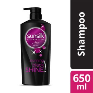 Amazon - Buy Sunsilk Stunning Black Shine Shampoo, 650ml at rs. 175