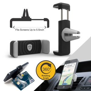 Amazon - Buy Tukzer Air Vent Universal Car Mount Mobile Holder (Black and Grey) at Rs 249 only