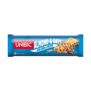 Amazon - Buy Unibic Snack bar Almond & Oats Pack of 12, 360g at Rs. 229