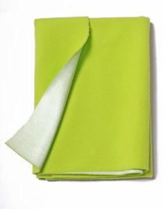 Amazon - Buy babeezworld Baby Wrapping Waterproof Fleece Bed Protector Sheet (Green, Small)  at Rs 110 only