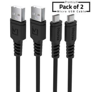 Amazon - Buy iVoltaa iVPC-IM-P2 1.2m Micro USB Cable (Black, Pack of 2) at Rs 299 only