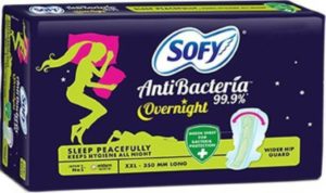 Flipkart- Buy Sofy Antibacteria Overnight XXL Sanitary Pad  (Pack of 20) at Rs 205 only