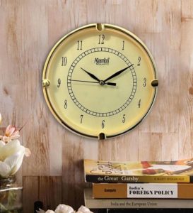 Pepperfry - Buy Ajanta Ivory Wall Clock 7.4 Inches at Rs 199