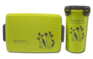 Tuelip Style Happy Life Lunch Box Set With Water Bottle For Kids at rs.199