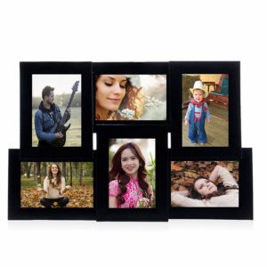 Amaozn - Buy Wens 6-Picture MDF Photo Frame (20 inch x 13 inch, Black)  at Rs 364