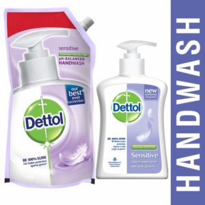 Amazon - Buy Dettol Sensitive Handwash - 200 ml at Rs. 140