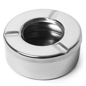 Amazon - Buy Dynore Stainless Steel Ash Tray, Silver at Rs. 136