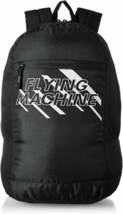 Amazon - Buy Flying Machine Fabric Black Laptop Backpack