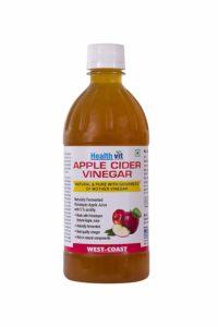 Amazon - Buy HealthVit Apple Cider Vinegar with Mother Vinegar, Raw, Unfiltered and Undiluted - 500 ml  at Rs 141 only