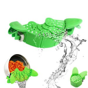 Amazon - Buy LMS Foldable Snap Rubber Strainer, Green at Rs 86