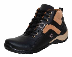 Amazon- Buy MOONSTER Stylish Men's Synthetic Leather Mid Ankle Length Boots at Rs 399