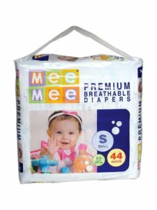 Amazon - Buy Mee Mee Premium Small Size Diapers (44 count)  at Rs 222